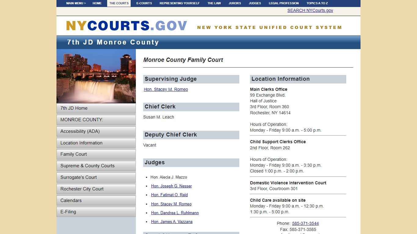 Monroe County Family Court | NYCOURTS.GOV - Judiciary of New York